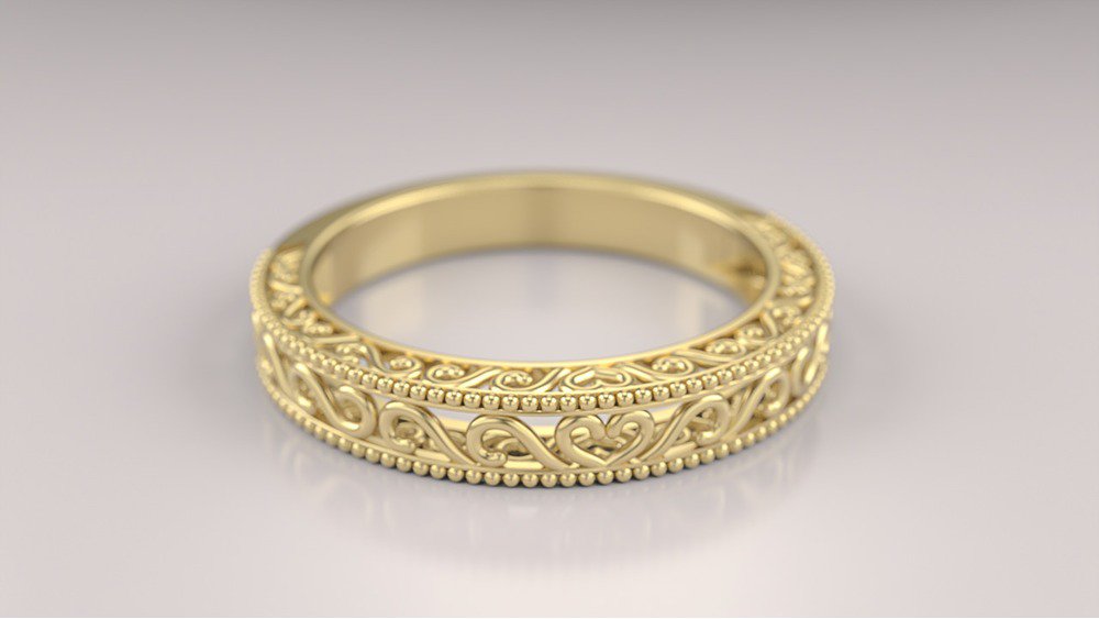 Aliança Antique II (2)