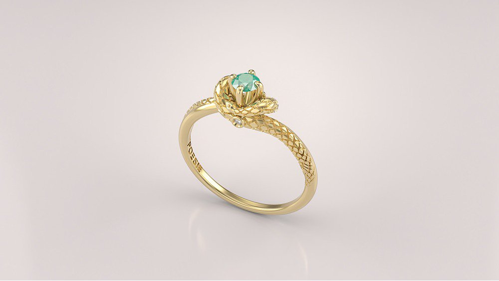 Anel de Formatura de Medicina Python II (2)