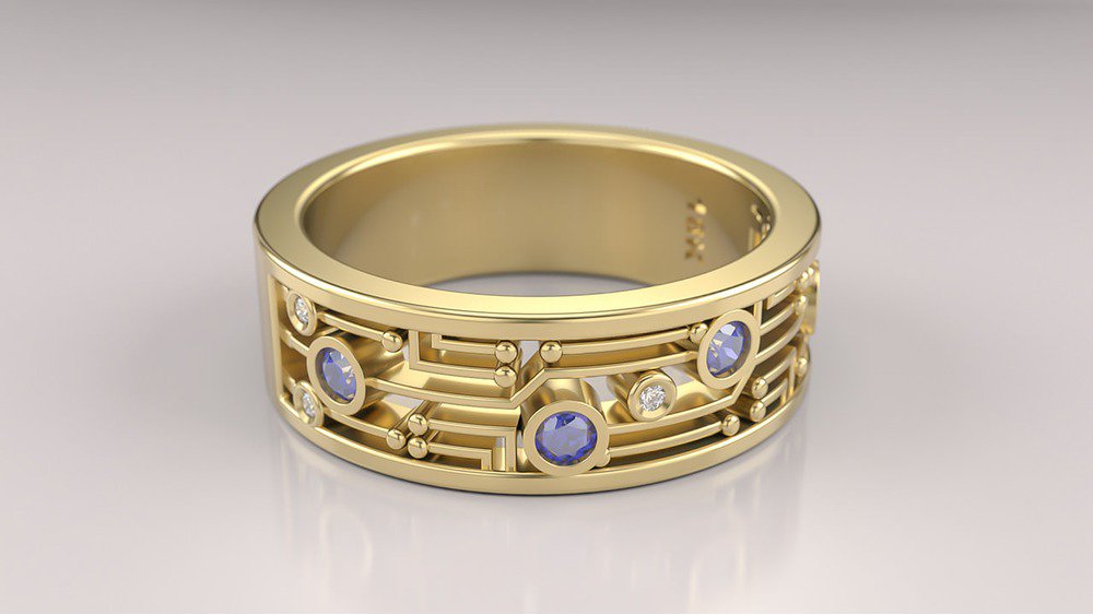 Anel de Formatura de Engenharia da Computação Circuit II (2)