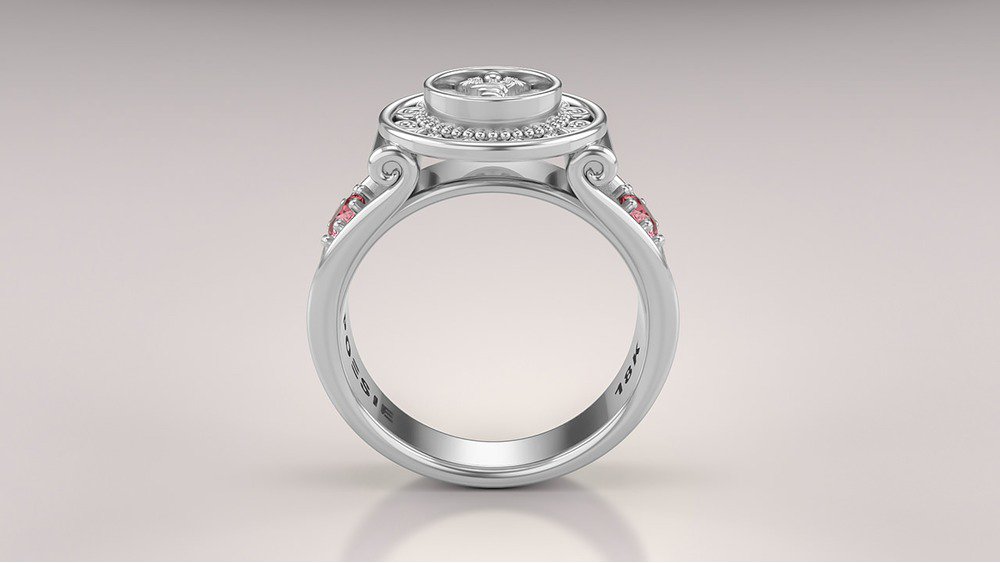 Anel de Formatura de Ciências Contábeis Sinete (Prata 925) (2)