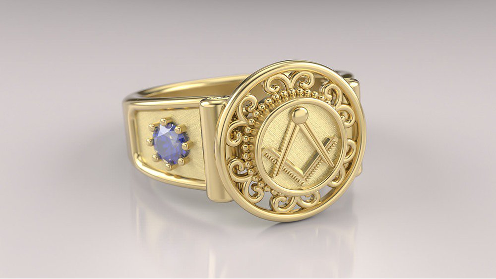 Anel de Formatura de Arquitetura Sinete II (3)