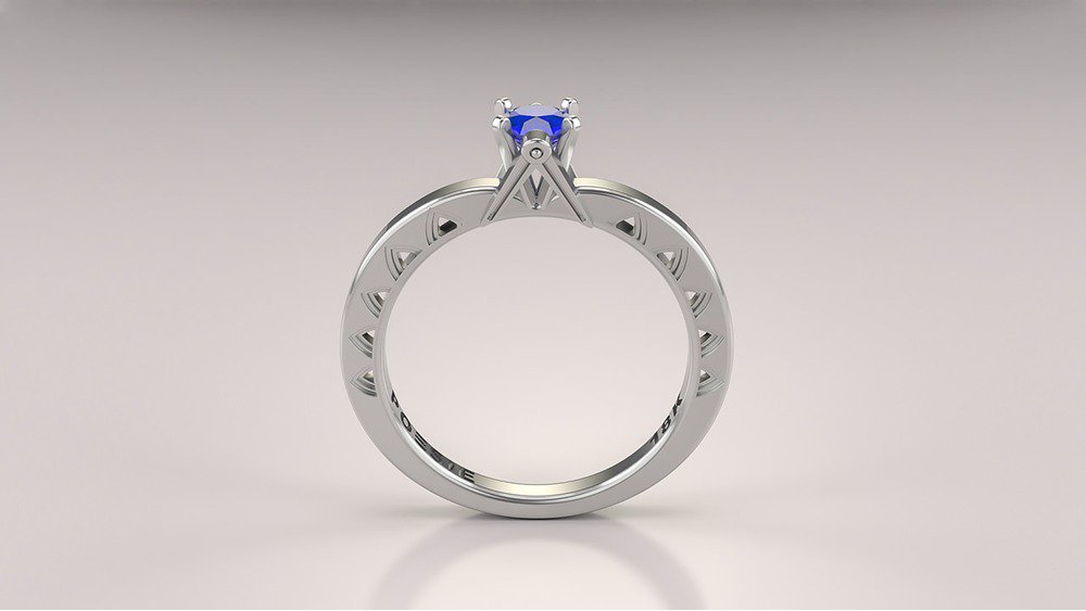 Anel de Formatura de Arquitetura Dome I (2)