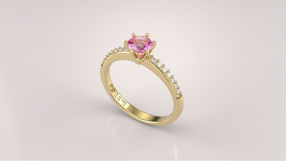 Anel de Noivado Solitaire II-Tu (1)