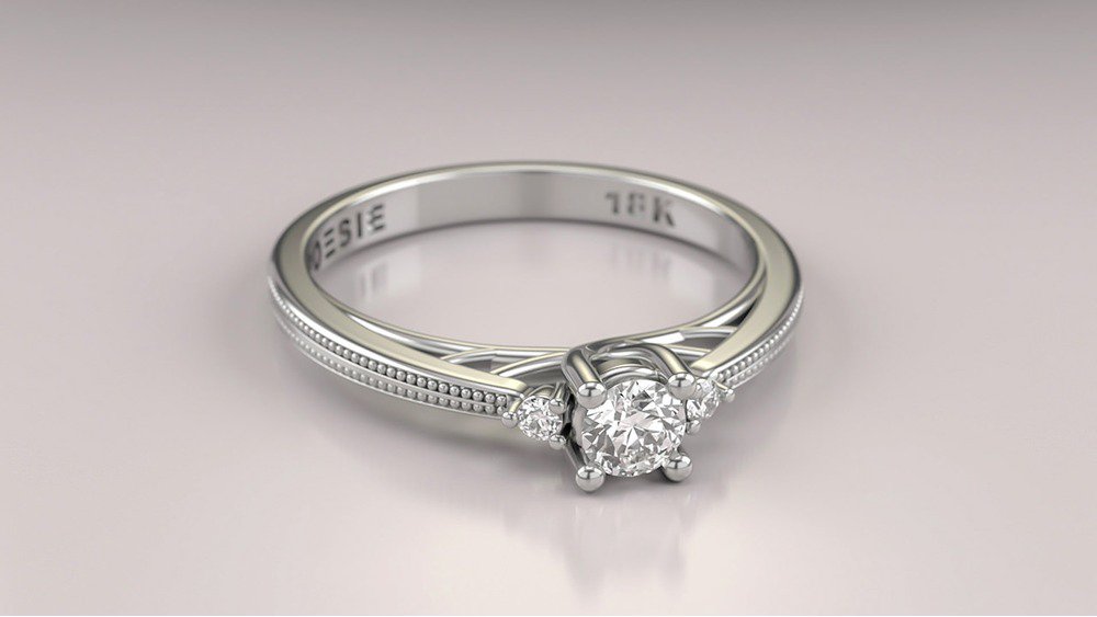 Anel de Noivado Trini Princess I (2)