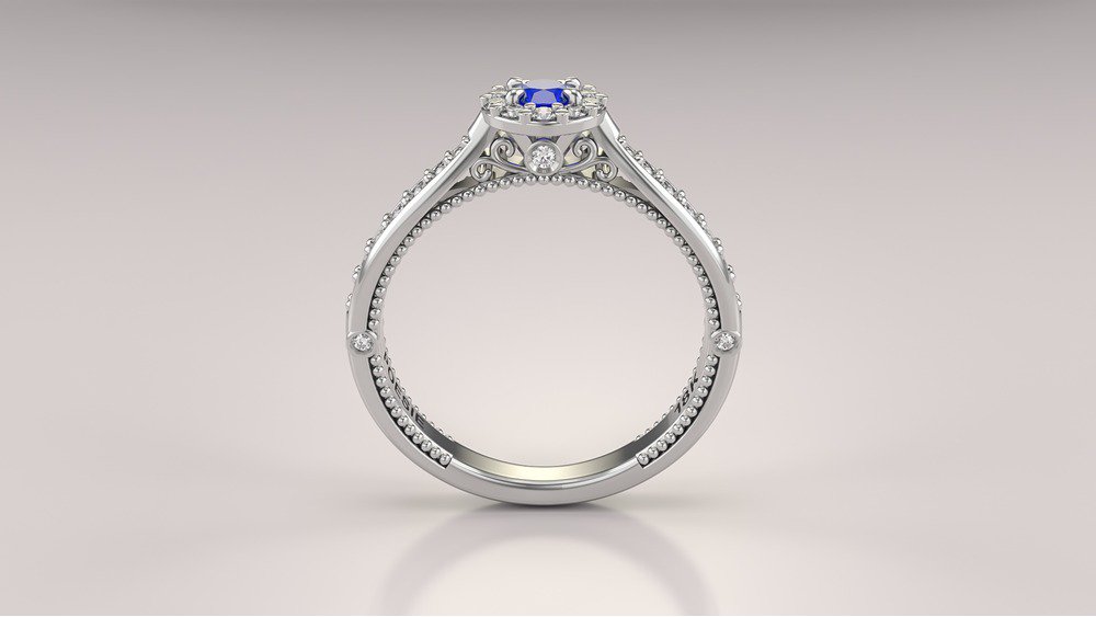 Anel de Noivado Uni Princess I-Sa (2)