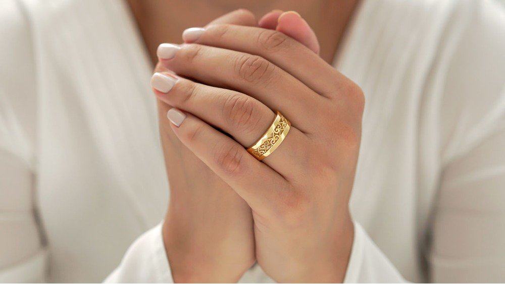 Aliança Lovewave II (mão fem)