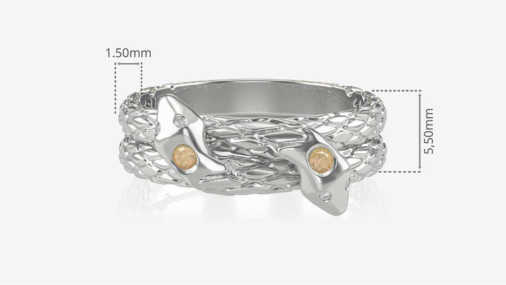 Anel Formatura de Farmácia Nagi I (medidas)