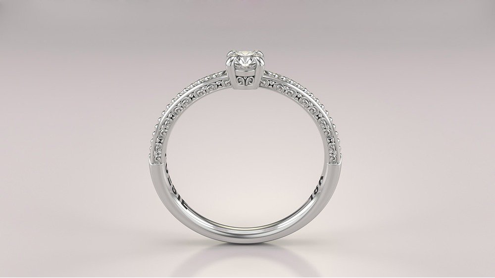 Anel de Noivado Garden I (2)