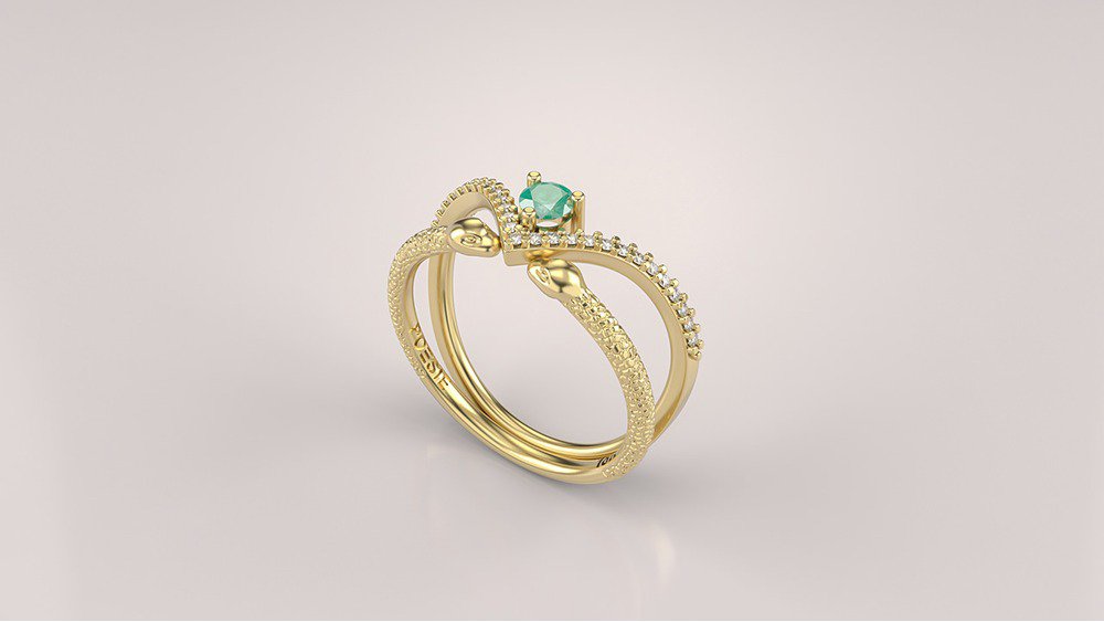 Anel de Formatura de Veterinária Ophidia II (1)