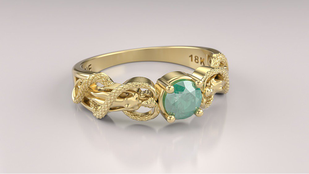 Anel de Formatura de Estética e Cosmética Visage II (2)