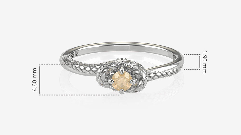 Anel de Formatura de Farmácia Python I (medidas)