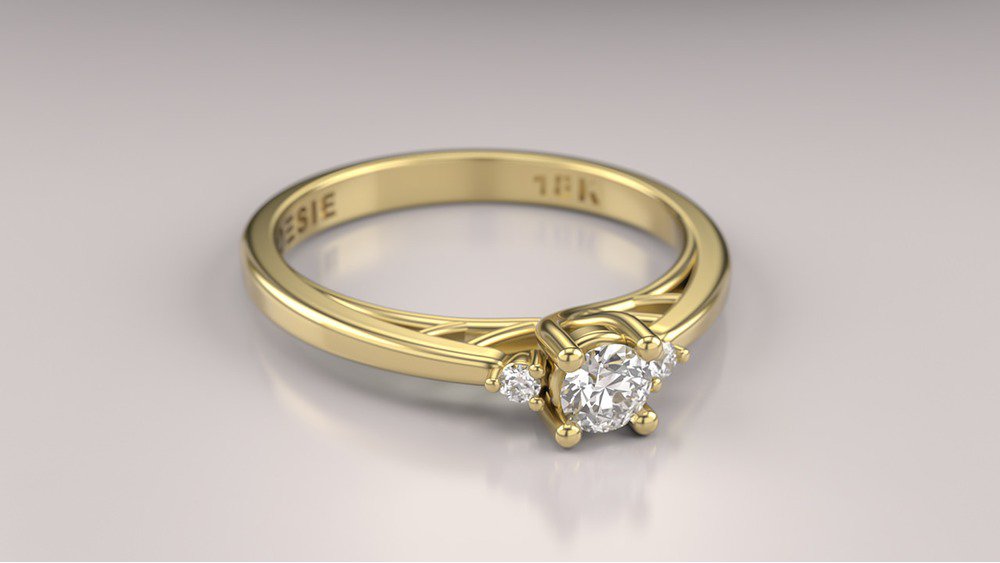 Anel de Noivado Trini II (2)