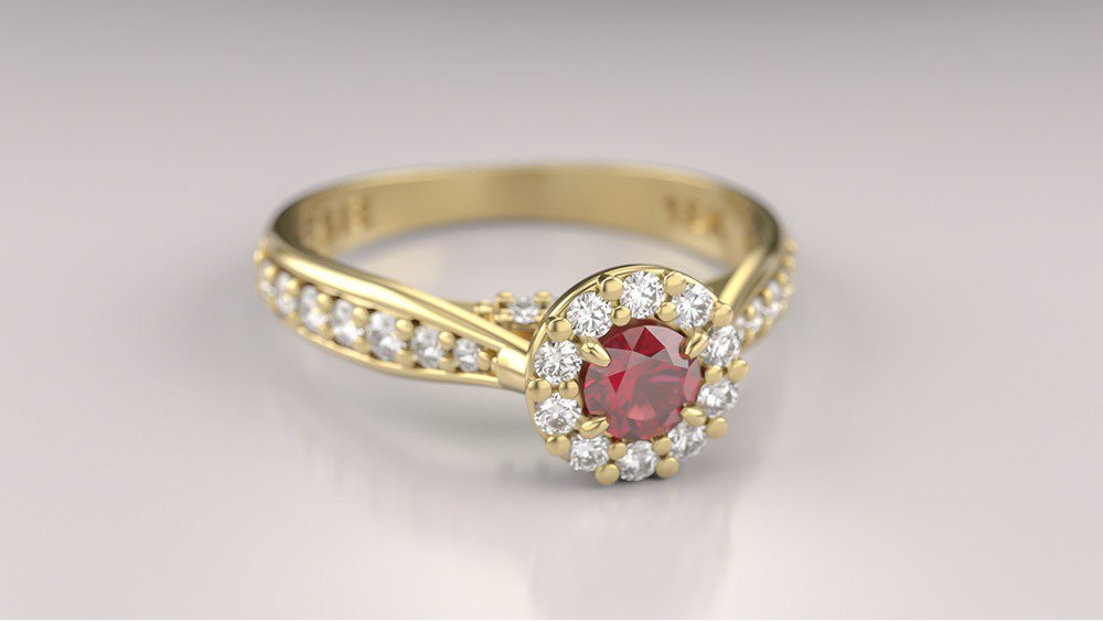 Anel de Noivado Uni II-Ru (1)