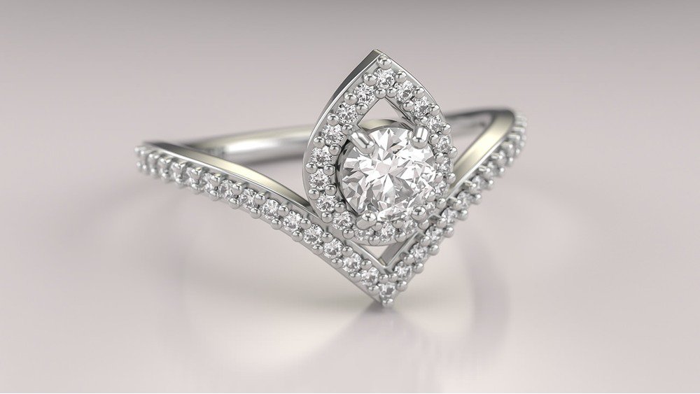 Anel de Noivado Aurora I (2)