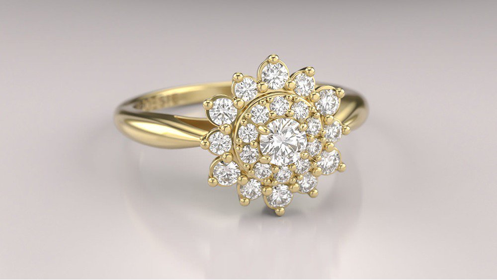 Anel de Noivado Sole II (2)