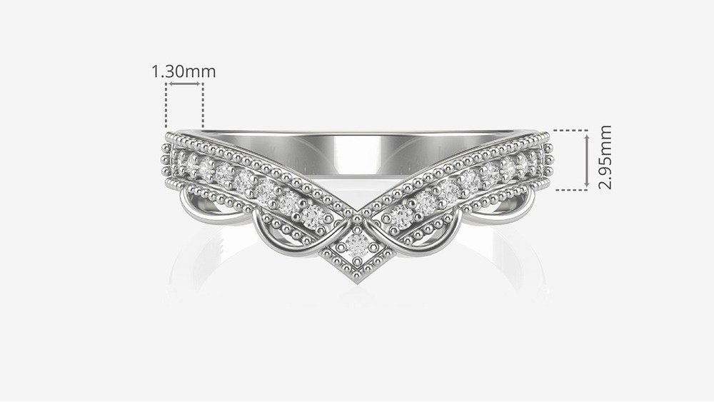 Aliança Incanto I (medidas)