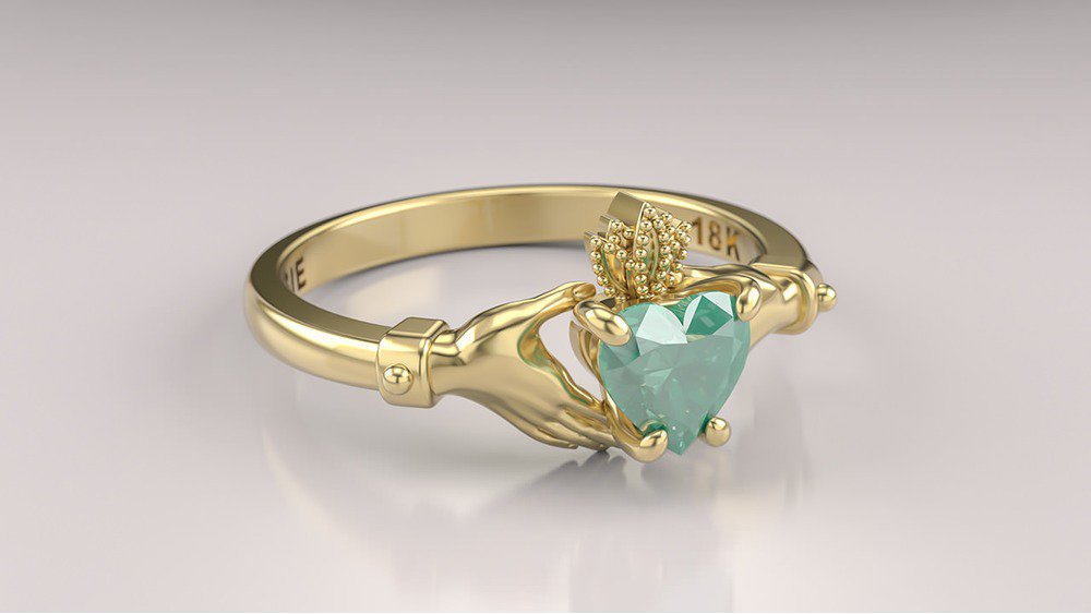 Anel Claddagh II-Es (2)