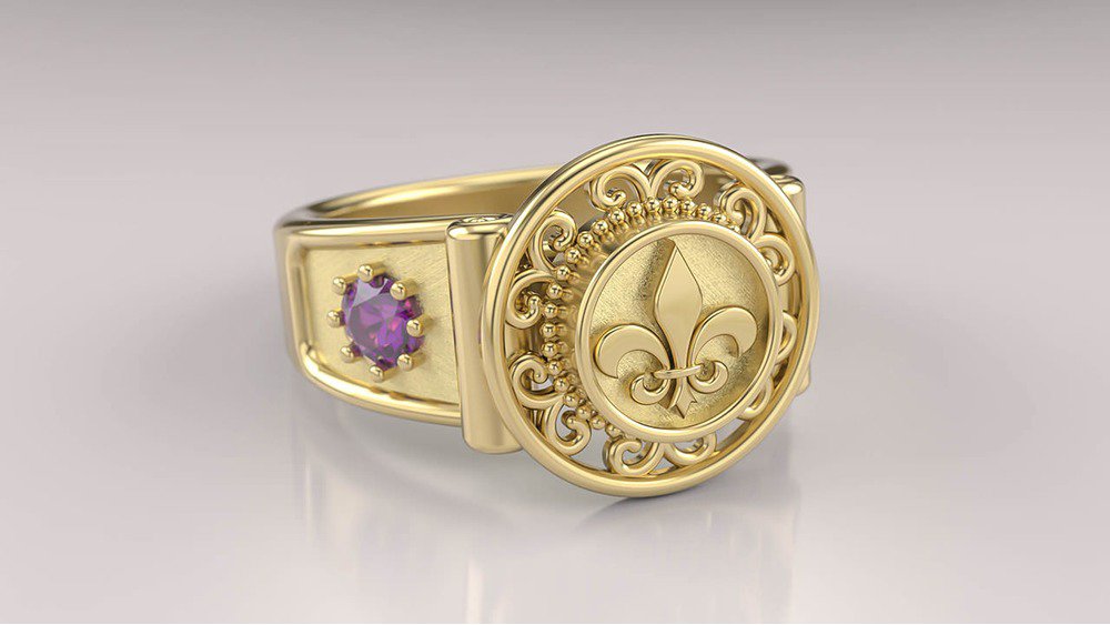 Anel de Formatura de Letras Sinete II (3)