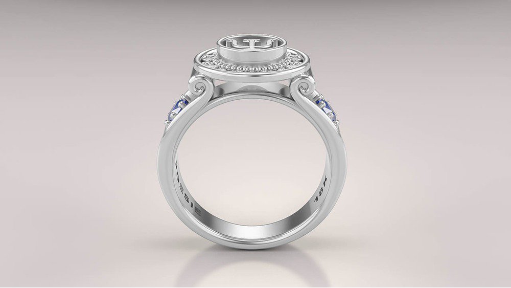 Anel de Formatura de Psicologia Sinete (Prata 925) (2)