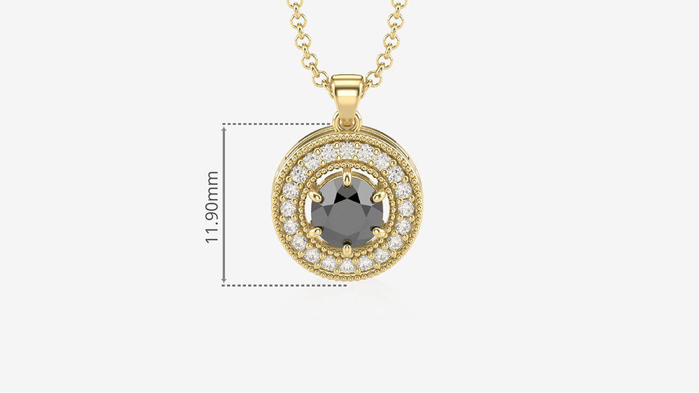 Colar Eclipse II (medidas)