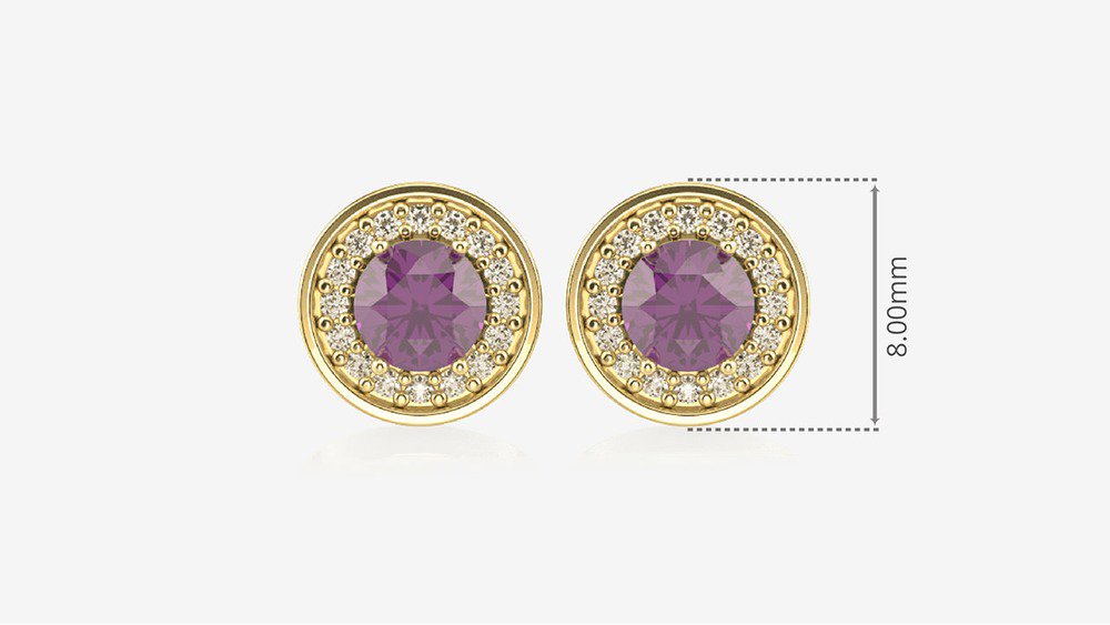 Brinco Halo II-Am (medidas)