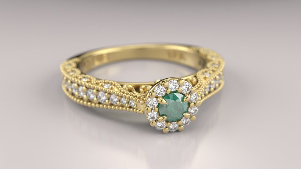 Anel de Noivado Elysian II-Es (3)