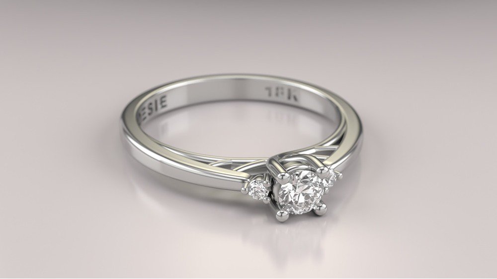 Anel de Noivado Trini I (2)