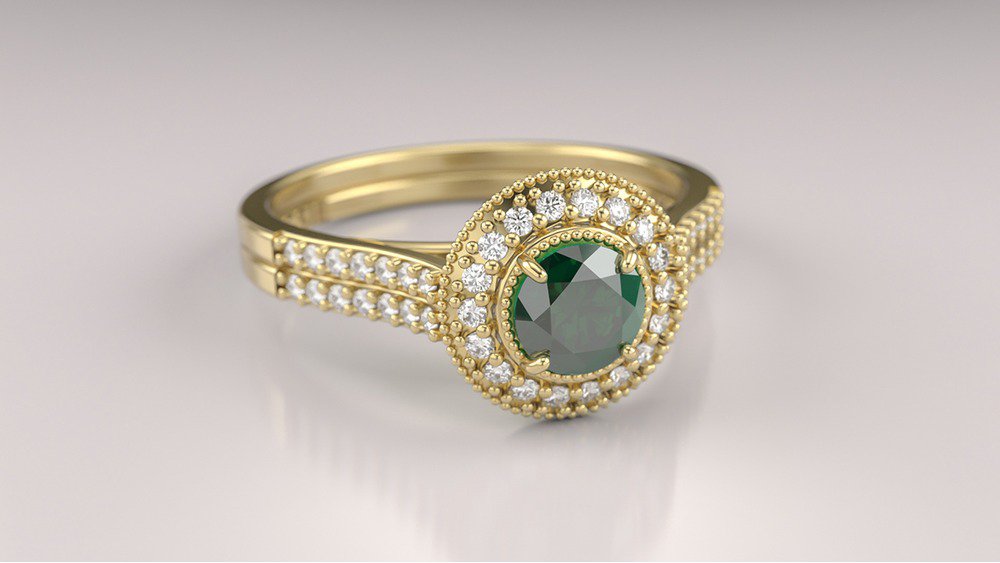 Anel de Noivado Enchanté II-Tv (2)