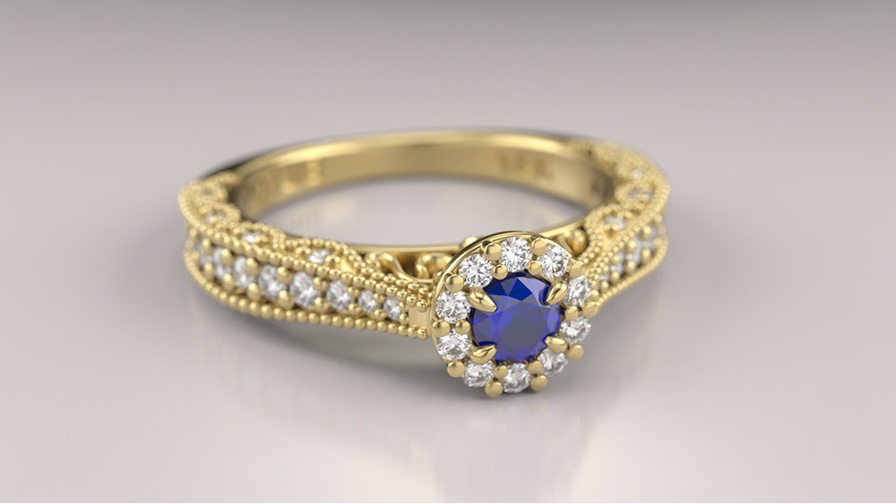 Anel de Noivado Elysian II-Sa (3)