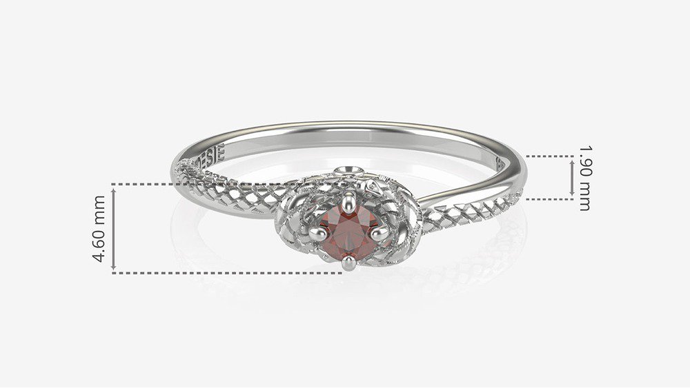 Anel de Formatura de Odontologia Python I (medidas)