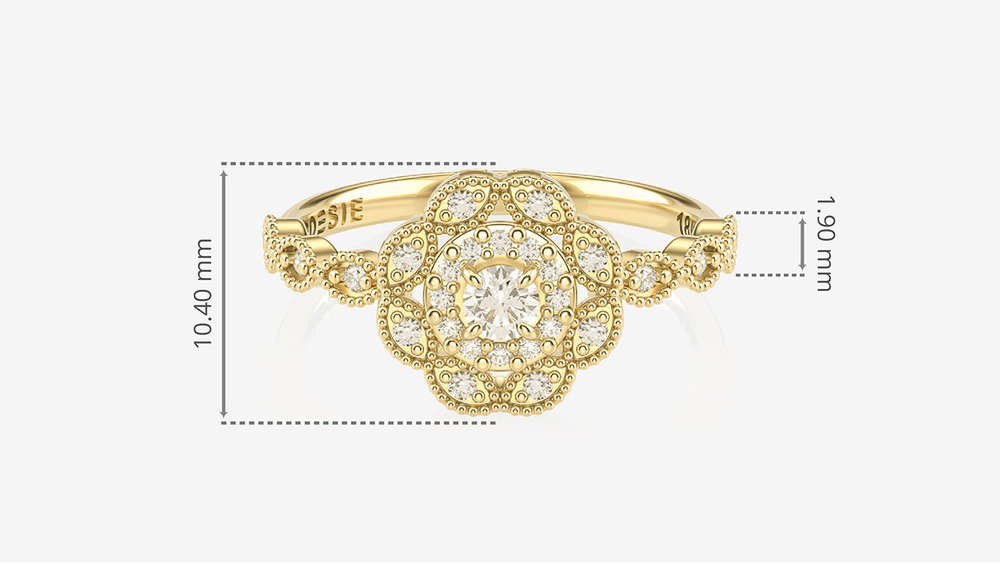 Anel Lily II (medidas)