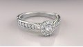  Anel de Noivado Uni Princess I (diamantes de laboratório) (3)