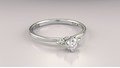 Anel de Noivado Koi I (diamantes de laboratório) (3)