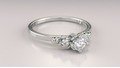 Anel de Noivado Liebe I (diamantes de laboratório) (3)