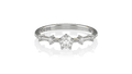 Anel de Noivado Serenity I (diamantes de laboratório)