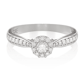 Anel de Noivado Uni I (diamantes de laboratório)