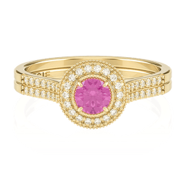 Anel de Noivado Enchanté II-Tu