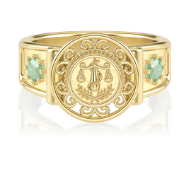 Anel de Formatura de Nutrição Sinete II