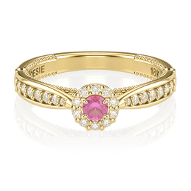 Anel de Noivado Uni Princess II-Tu