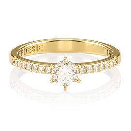 Anel de Noivado Solitaire II (diamantes de laboratório)