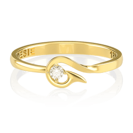 Anel de Noivado Clef II