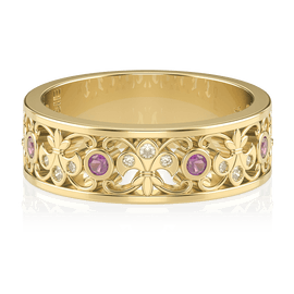 Anel de Formatura de Letras Lis II