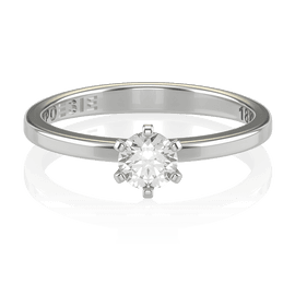  Anel de Noivado One I (diamantes de laboratório)