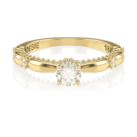  Anel de Noivado Ária II (diamantes de laboratório)