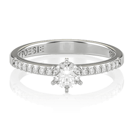 Anel de Noivado Solitaire I (diamantes de laboratório)