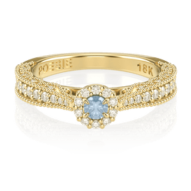 Anel de Noivado Elysian II-Tp