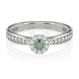 Anel de Noivado Uni Princess I-Tv