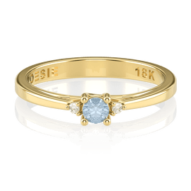 Anel de Noivado Trini II-Tp