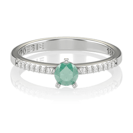 Anel de Noivado Petit Solitaire I-Es