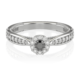  Anel de Noivado Uni Princess I-Dn